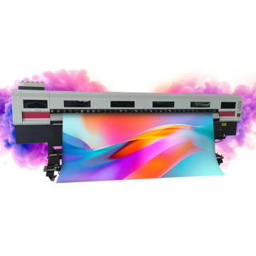 Large Format Eco-Solvent Printer with I3200 and XP600 Heads for Canvas, Flex, Sticker, and Banner Printing on Vinyl