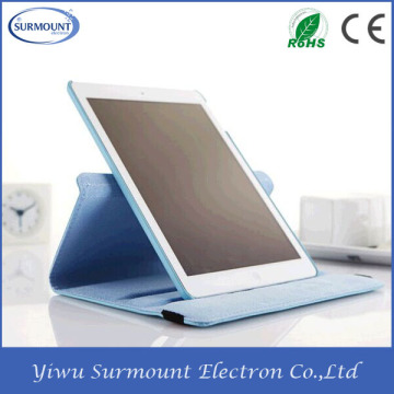 Factory Price Waterproof PU Leather Cover Tablet PC Desk Stand Holder For iPad