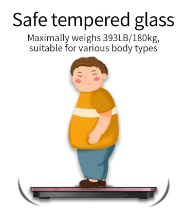 Smart 180kg/396lb Etekcity Digital Body Weight and Body Fat Bathroom Scale with BMI Calculator