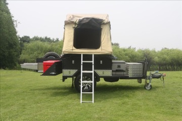 Strong Camper Trailer/Travel Trailer with Roof Top Tent