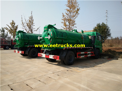 DFAC 12000L Dung Suction صهريج شاحنة