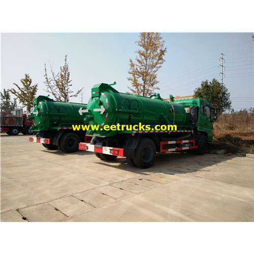 DFAC 12000L Dung Suction Tank Trucks