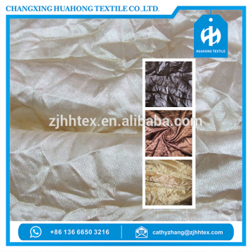 Crushed knitted wholesale curtain fabrics	from textile factory