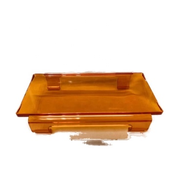 6 Inch Orange Car LED Double Row Strip Light Cover for Off-Road Vehicle Spotlight