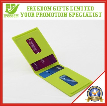 Most Popular Advertisingsilicone Business Card Holder (FREEDOM-CH004)