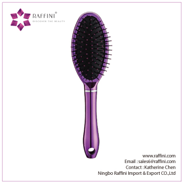 New Fashion High Quality Plastic UV Coating Printing Finishing hair brush