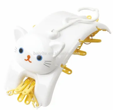 Cartoon cat plastic hangers,hot product,multifunctional hangers,dryer