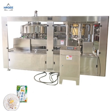 Automatic Beverage Can Filling and Labeling Machine