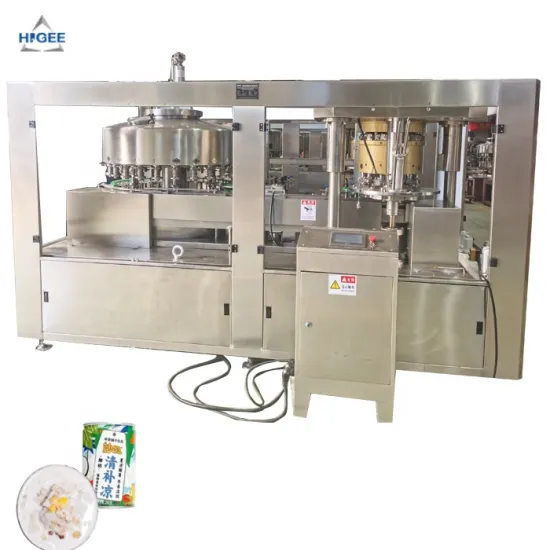 Automatic Beverage Can Filling and Labeling Machine