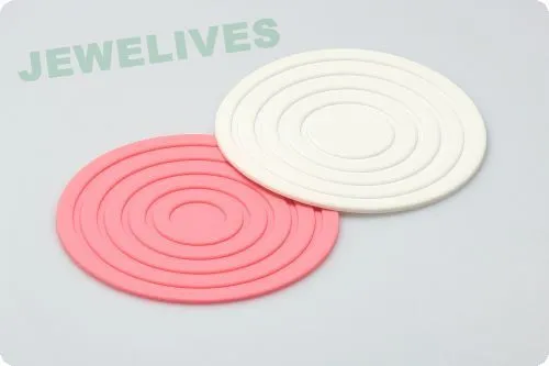 Fda Silicone Cup Mat In Round 