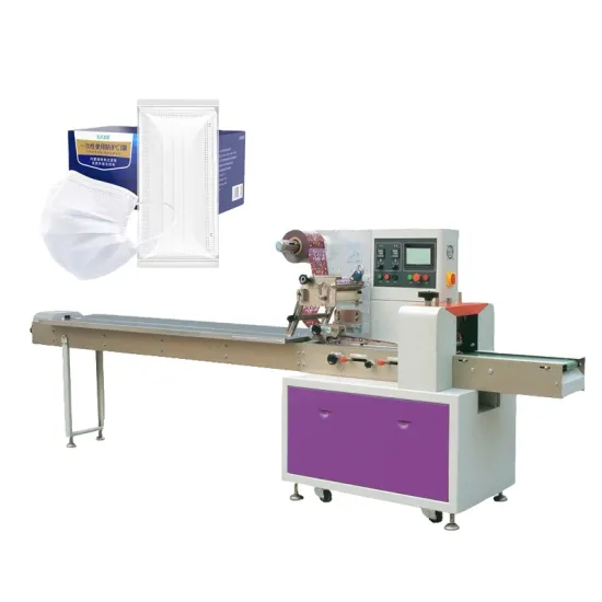Automatic Packaging Line for Medical KN95 Mask Pillow Pouch Bags and Sachets