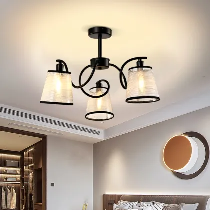 HUAYI Modern Design E14 Luxury Indoor Bedroom Hotel Living Room Ceiling Light