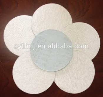 dry abrasive sanding paper/velcro disc