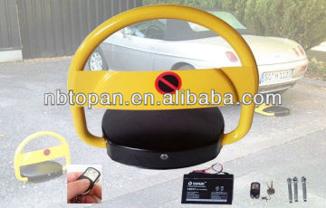 TOPAN Classic CE approved Rechargeable Battery & Solar Powered Automatic Remote Controlled Parkng Lock Carpark Barrier Bollard