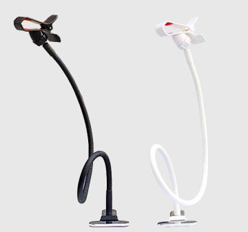 Flexible hand phone support for universal cellphone