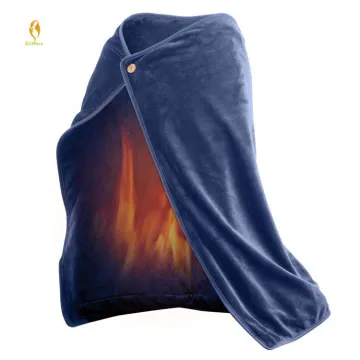 Fast Heating Electric Blanket with Foot Pocket - Machine Washable Camping Mat