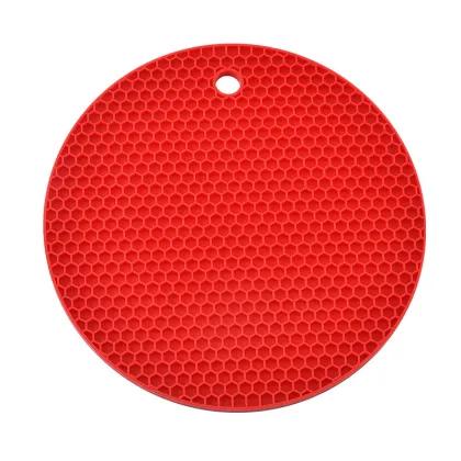Contemporary Square Silicone Placemat - Anti-Scalding Insulation Bowl Mat