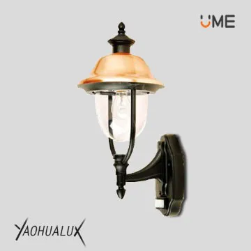 Die-cast Aluminium Wall Light with Clear PC
