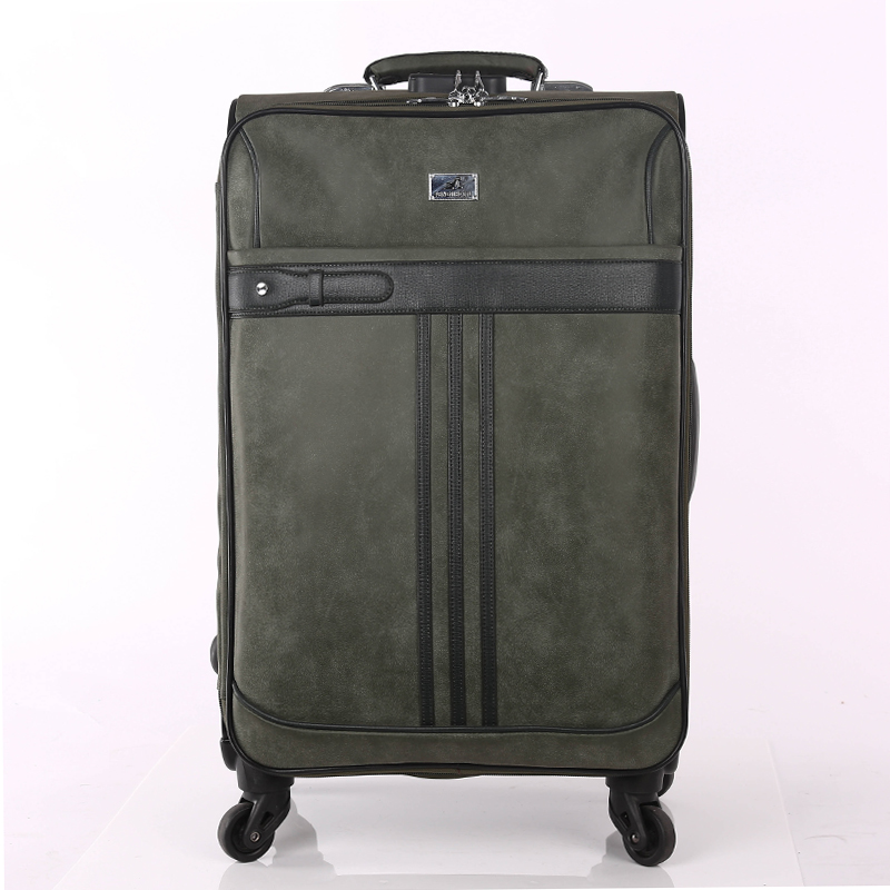 Hand-made pu luggage sets