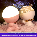 Multifunktionaler Schneemann Schlaf Aid Star Projector Sprecher Geschenke