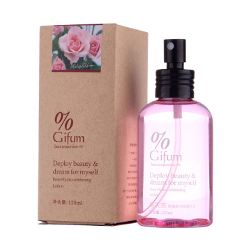 120ml Face Care Astringent Cosmetic Rose Hydro-Whitening Floral Water