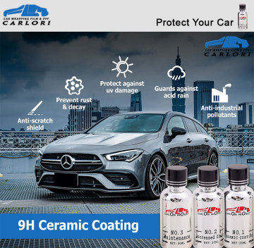 9H Ceramic Coating Clear High-Gloss Shine