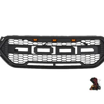 Gloss Black Honeycomb Mesh Front Bumper LED Grill for Ford Escape/Kuga 2017-2019