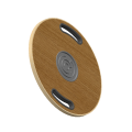 Exercício Wobble Madeira Round Balance Board com alça