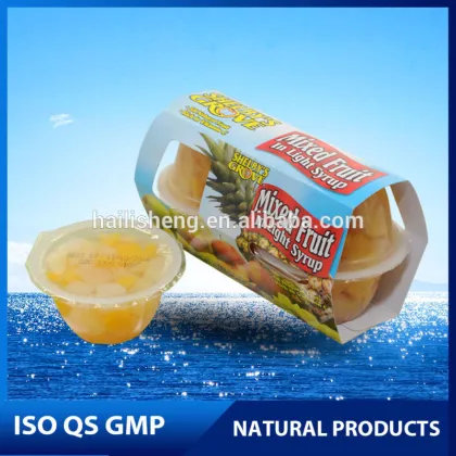 Preserved fruit mixed fruit fruit cups