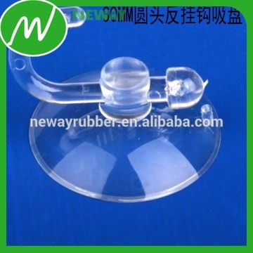 PVC Clear Heavy Duty Suction Cup with Hook