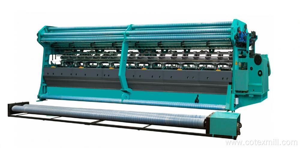 Warp knitting machine for fish net