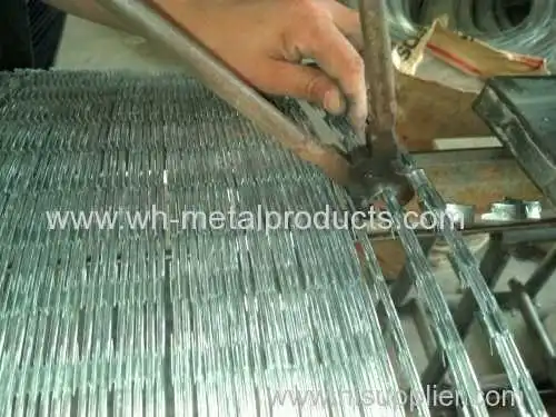 Razor Wire Concertina Coil With Clips 