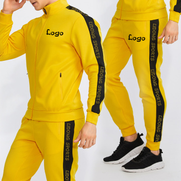 Пользовательский логотип высокого качества спортивный костюм мужчин комплект одежды