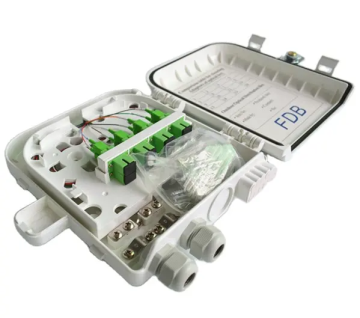 Adattatore SC / APC e scatola di distribuzione delle porte ABS Fibra ABS 8 porte