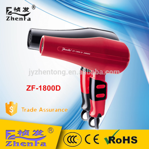 2016 professional barber hair dryer OEM factory ZF-1800D