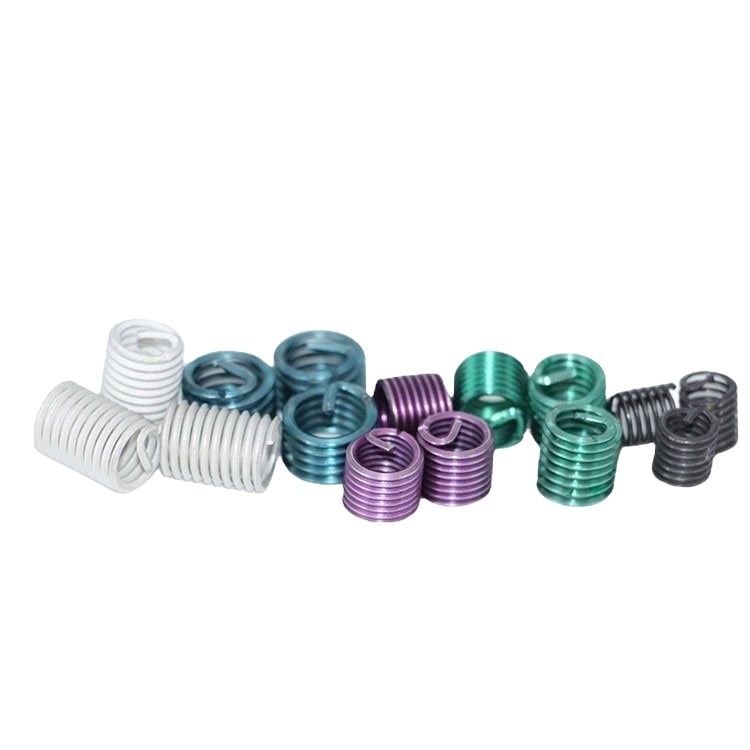Stainless Steel Thread Repair Inserts - Colored Wire Thread Sleeves for Metal Fasteners
