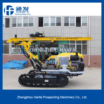 Working with Air Compressor! Hf138y Crawler Down to Hole Drilling Rig