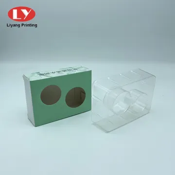 Glossy Paper Cosmetics Display Box with Blister Packaging