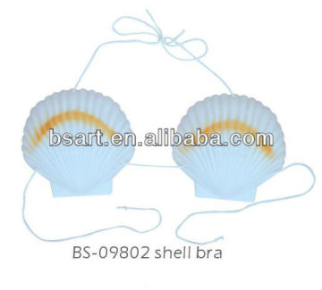 shell design hawaii bra for carnival party