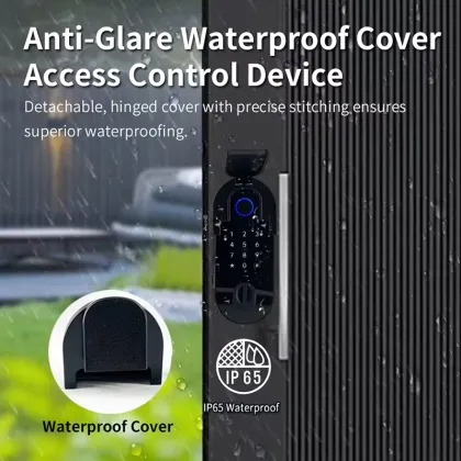 Security Electric Waterproof Tuya Fingerprint Gate Rim Lock