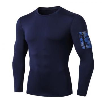 Chemises de compression à manches longues Cool Dry Fit pour hommes