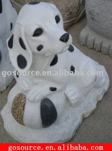 white marble animal carving