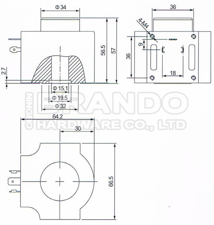 Danfoss Type Solenoid Valve Coil