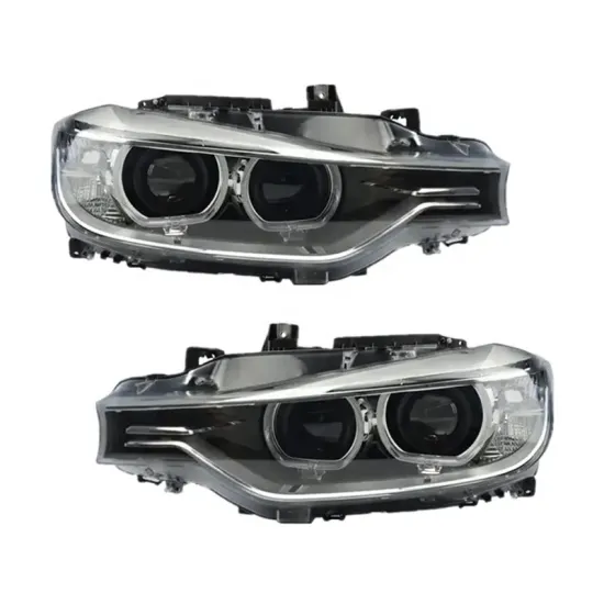 Left Right Pair of Hid Xenon Headlight Front Lamp for BMW 3 Series F30 2013-2015 (63117339385 63117339386)