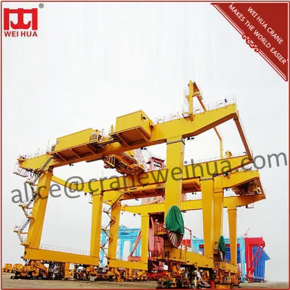 Weihua Crane Port Lifting Container Gantry Crane for Sale