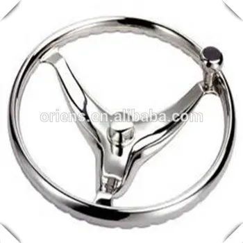 Marine hardware polishing stainless steel steering buffing wheel with handle