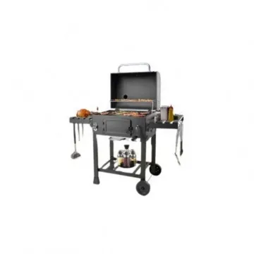 Large Cooking Area Barbecue Smoker Drum Charcoal Multifunctional BBQ Grill Offset Smoker