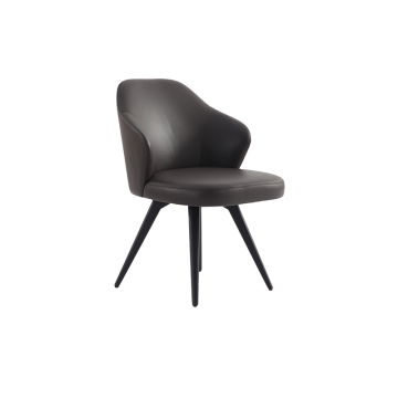 Modern Leslie Little Leather Lounge Chair