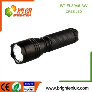 Factory Custom Made 3*aaa Cell Used Aluminum Outdoor Emergency 3watt Cree led High Power multi purpose Torch