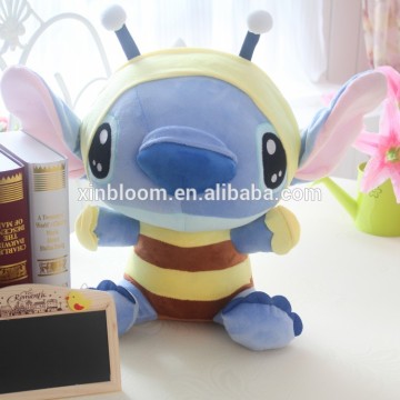 cartoon animal style kid's birthday or festival gift 20 40 50 cm lilo and stitch bee clothing plush doll toy